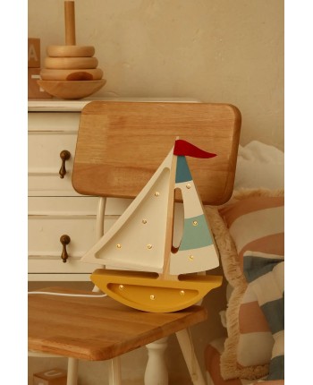 Wooden Sailboat Night...